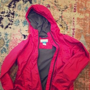 Girls Pink Rain Jacket 10/12